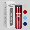 Custom Logo Hot Sales Wholesale 500ml Double Wall Stainless Steel Vacuum Coffee Cups Straight Tumbler for Car