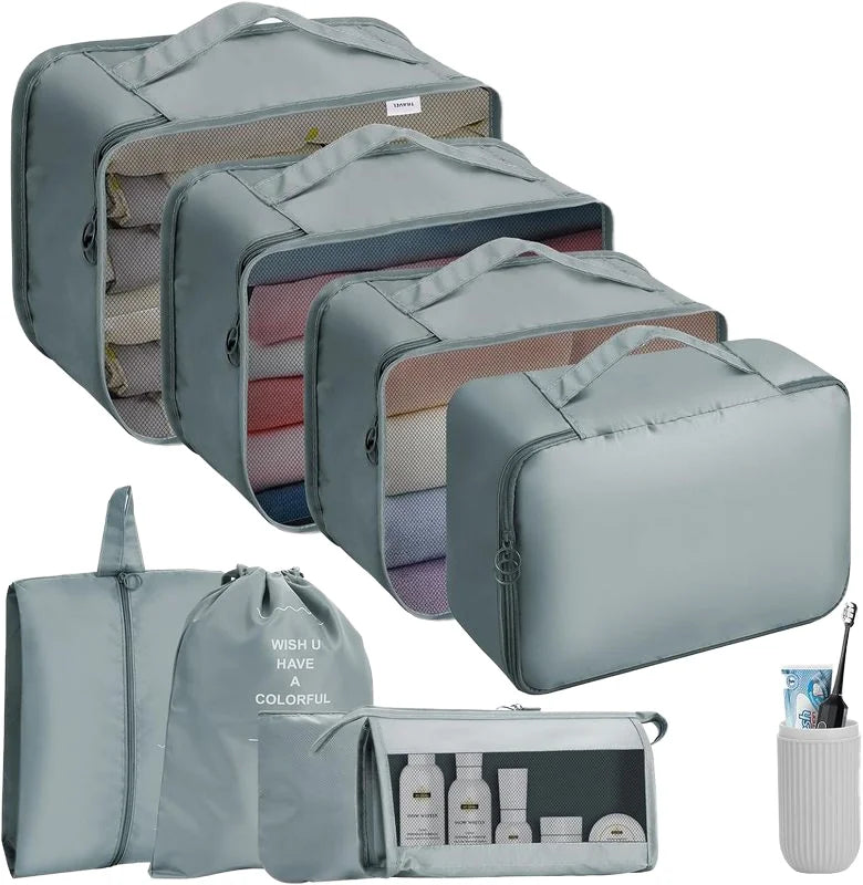 Custom Bags with logo Portable Durable Travel Set Sustainable Luggage Sorting Bag Clothes Organizer Shoe Dustproof Storage Bag