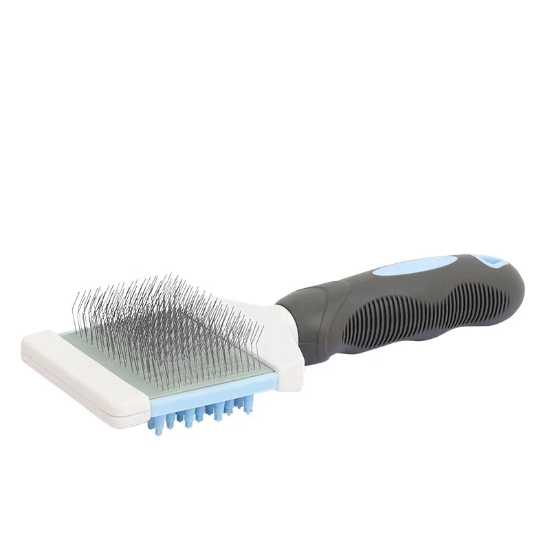 Factory Wholesale Custom Logo Multifunction Double Sided Cat Massage Brush Dog Pet Grooming Slicker Brush