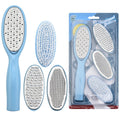 4-In-1 Detachable Multi-Function Colossal Stainless Steel Pedicure Feet Scraper Foot File Brush Callus Remover Foot Care Tool
