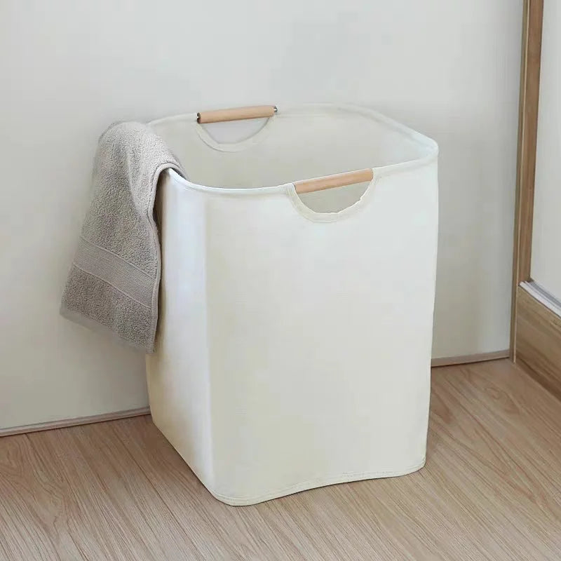 Portable Foldable Bedroom/Bathroom Laundry Basket Organizer for Storage of Dirty Clothes for Household Use