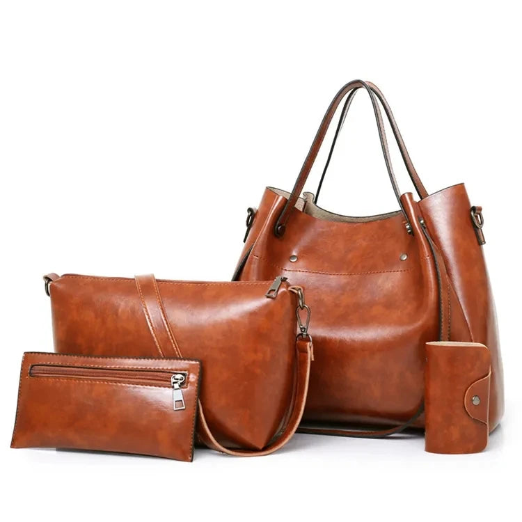 Women Hand Bags Set Handbags 4 Pcs