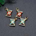 Fashion Jewelry Gold Plated Enamel Cute Sweet Candy Charm Pendant