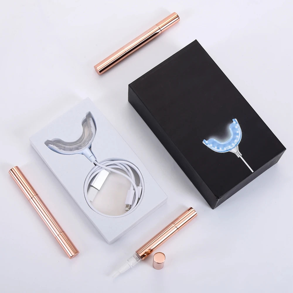 Professional Teeth Whitening Gel Home Kit with Customized Logo Professional Dental Care Bleaching Strips