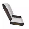 Custom Logo Marble Style Luxury Paper Packaging for Underwear Unique Corrugated Box Embossing Matt Lamination Printing Handling