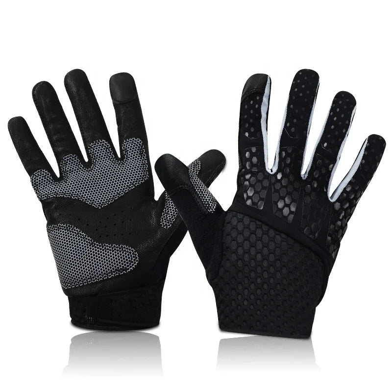 Full Finger Anti Slip Breathable Gym Fitness Gloves Suitable for Weight Lifting Exercise Fitness Gym Training