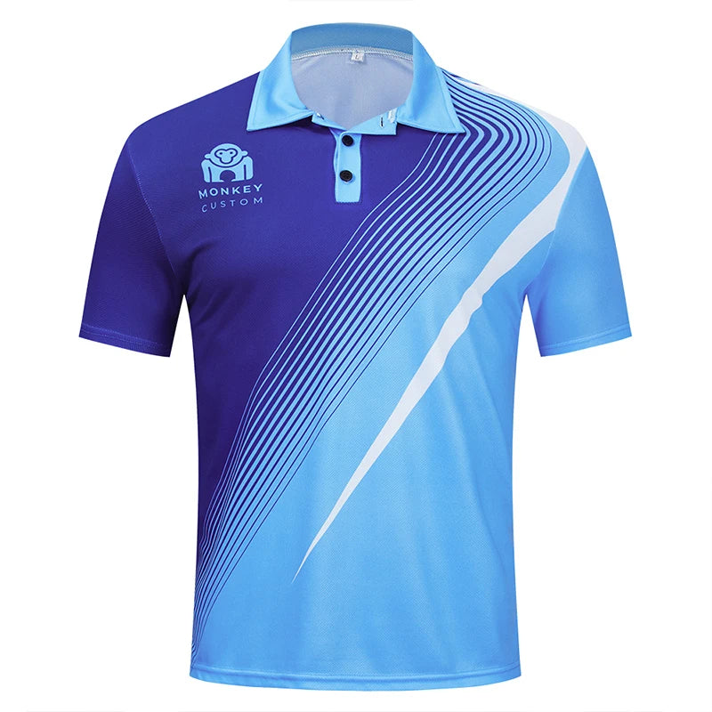 2024 100% Polyester Polo Shirt Short Sleeves Uniforms for Women