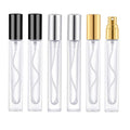 For MUB 10ml Rectangular Glass Perfume Bottle Thick Bottom  Design Refillable Decants