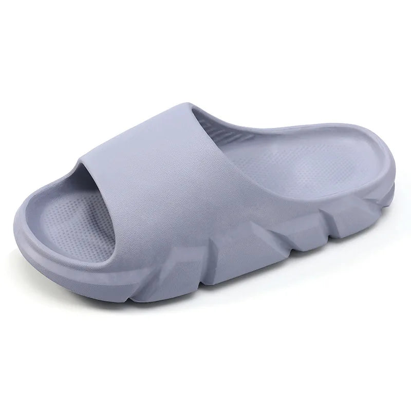 Women's Cheap Thick Bottom Increase Flat Shoes Resistant Anti-slip Ladies slippers Fashion Solid Colour Ladies Casual Shoes