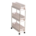 OWNSWING Kitchen Storage Utility Cart for Office Movable Storage Basket Houseware Kitchen Cart Storage