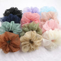 Large Organza Soft Cloth Big Hair Scrunchies Hair Tie 20CM Elegant Hair Bands for Women