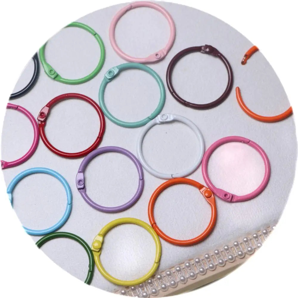 Round Circle Cute Metal Key Chains Accessories Best Selling Key Rings