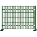 Height Outdoor Security Screen 3D Weld Wire Mesh Curved Garden Fence Panel Durable Garden Trellis & Gates