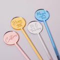Coffee Bar Tools Classic Cocktail Cup Head Acrylic Swizzle Stick Drink Stirrer