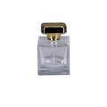 Custom Shiny Gold Rectangle Perfume Bottle Cap Lids Luxury Plastic Packaging for Cosmetics and Perfumes