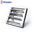 ZENGO SMS Negotiable Square Stainless Steel Extractor Air Vent Louvre Gravity Flap Grille for Air Outlet Ventilation Cover