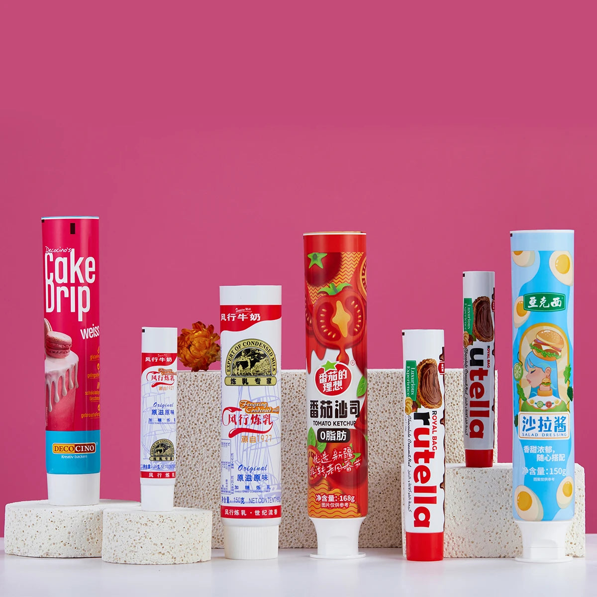 Customized Soft Jam Chocolate Candy Packaging Tube Food Tube ABL Composite Plastic Tube Manufacturer