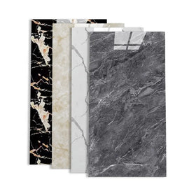 Wall Tiles Stickers Peel and Stick Kitchen Marble Waterproof Bathroom Modern Tile Stickers Waterproof 3d Pvc Wall Panels