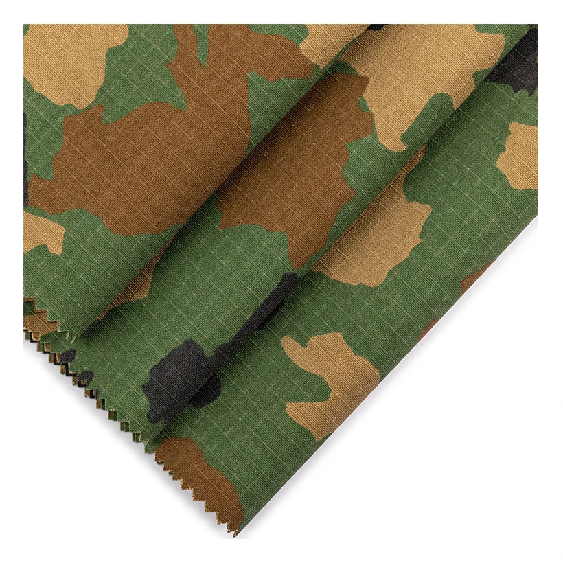 Demand TC 65/35 Camo Print Anti Tearing NIGERIA Camouflage Ripstop Fabric Waterproof for Uniform