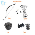 1 Person Combat Archery Set EVA Foam Tip Arrow Junxing Recurve Bow Plastic Carbon Outdoor Sport Shooting Game La Funcosa Arrows