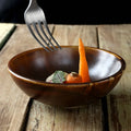 Factory Direct Wholesale Japanese Style Restaurant Small Ceramic Soup Rice Bowl Creative Hotel Porcelain Ice Cream Dessert Bowl