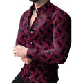 New Arrival Professional Formal Men's Casual Digital Printing 100% Polyester Shirt