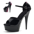 New 15 cm Black Platform Fashion Thick Soled Pole Dance High Heels Gothic Club Banquet Party Women's High Heels