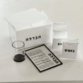 Judaica Passover Shavuot Rosh Hashanah BesamimBox MatchBox Kiddush Cup Classic Lucite Havdalah Set