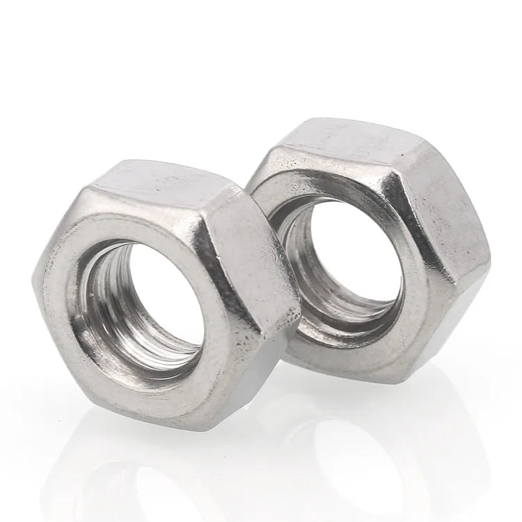 Factory Outlet Din934 M4 M5 M6 M8 M10 M12 to M20 Left Hand Thread Hex Nuts for Mining Water Treatment for Various Applications