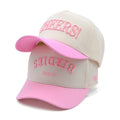 Customizable Pink October Baseball Cap Sporty Street Style Common Fabric Safety Logo Hot Pink Caps
