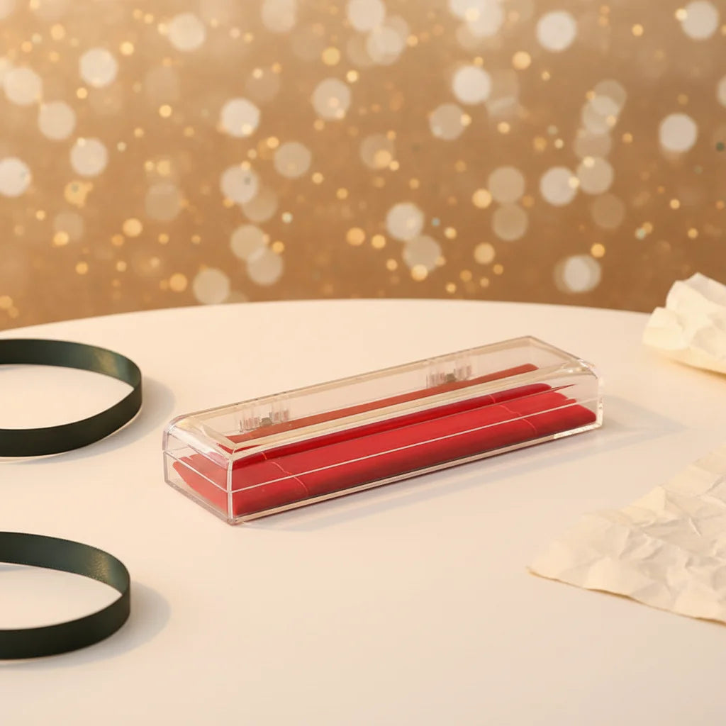 Factory Wholesale Transparent Jewelry Chain Package Plastic Jewelry Box Acrylic Long Chain Box