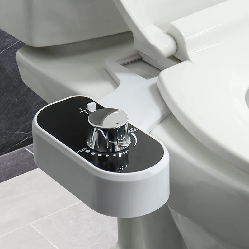 Angel Non Electric Modern Design ABS Floor Mounted Bathroom Bidet Toilet Seat Attachment Adjustable Nozzle Vertical Spray