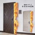 Australian Standards Wooden Doors Interior Modern Fire Rated 60 Minutes Fireproof Door With Lock Interior Doors