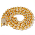 Chain Domineering Exaggeration Miami Cuban Chain Hiphop Rap Accessories Gold Hip Hop 20mm Necklaces Men Alloy Fashion Link Chain