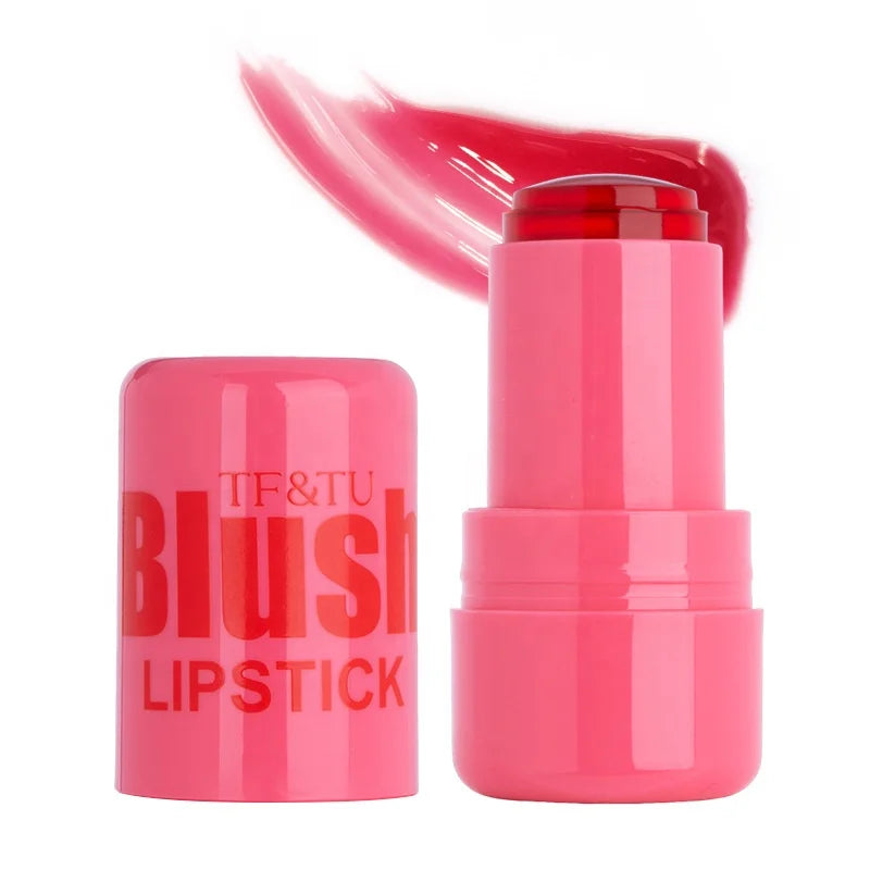 Wholesale Cruelty-Free Vegan Lip Cheek Blusher Makeup Stick Low MOQ 5g Jelly Blush Stick with Long-lasting Coverage for Face