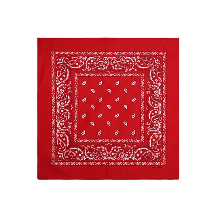 Paisley Manufacturer Wholesale Cotton Popular Hip Hop square Soft Paisley Bandanas