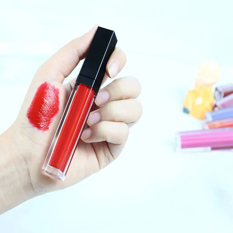 Wholesale Mineral Lip Gloss Red Vintage Matt Liquid Lipstick Travel Long Lasting Waterproof Small MOQ Cheap Tatoo Sheer Lip