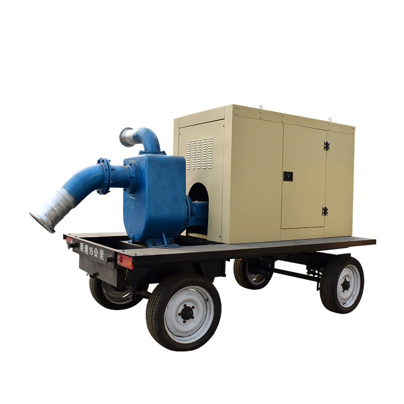 Weichai 60kw Diesel Generators Silent Type High Pressure Agriculture Farming Self Priming Water Pump Set