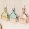 Mini Desktop Home Computer Broom Set Small Kitchen Debris Cleaning Brush with Dustpan for Keyboard Debris Removal