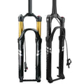 Customized 100-140mm Travel Magnesium Alloy Air Suspension Fork for 27.5-29 Inch Mountain Bikes Disc Brake Compatible Oil Gas