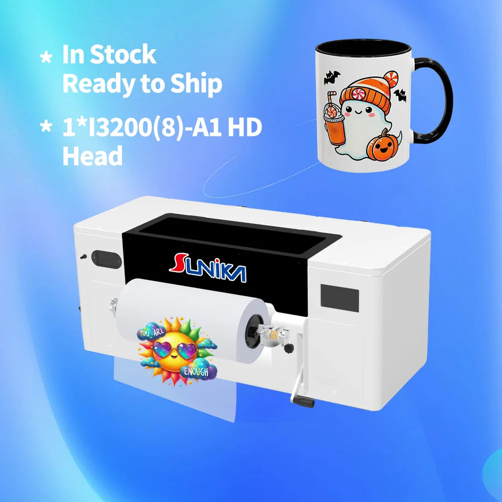 Sunika UV DTF Printer 30cm Label Epson I3200 Printhead Inkjet Printers Long Service Life Speedy Curing A3/A4
