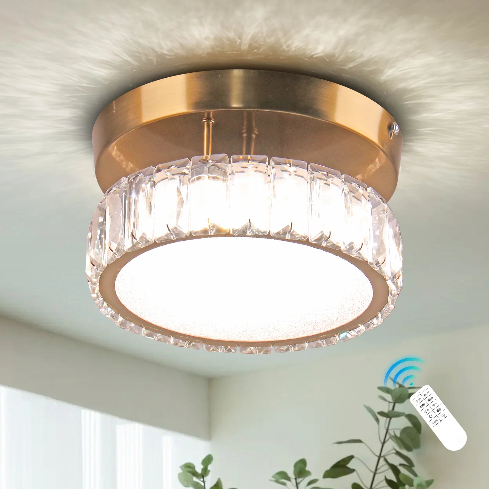 Luxury Modern LED Chandelier Gold Flush Mount Design Nordic Style for Home Villa Restaurant Hotel 220V Stainless Steel Gold