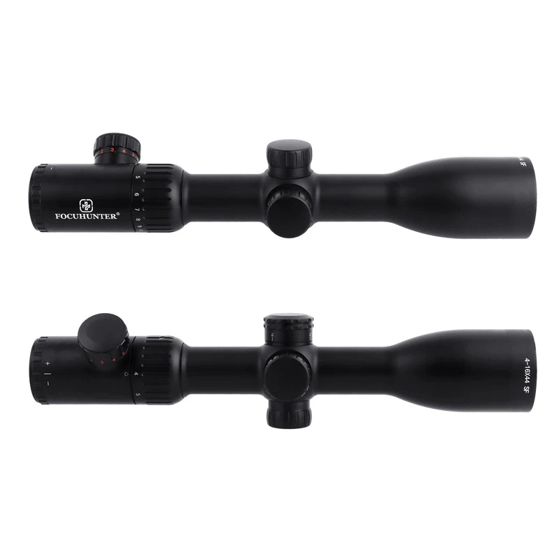 Focuhunter Shockproof Tactical Scope IP67 Waterproof 4-16X44 SFP Scope Hunting Accessories Scope with Red and Green Illuminated