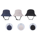 Landfond Summer Waterproof Bucket Hats Outdoor Polyester Fisherman Sun Caps Nylon Surf Bucket Hat for Men Plain Custom Logo
