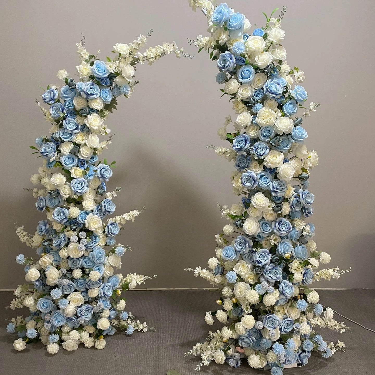 Artificial Silk Blue Wedding Arch Flowers Arrangement for Weddings Graduations Christmases-Wholesale