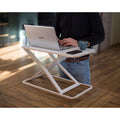 Portable Indoor Cycling Trainer Table Height Adjustable Workstation Wooden Desktop Sit Stand Table Convert Laptop Standing Desk