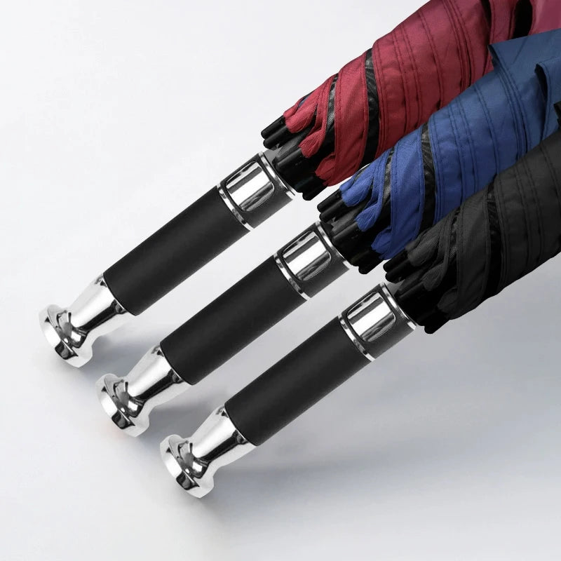 Wholesale Luxury Golf Umbrella Big Size Automatic Open With Custom Logo Printing PVC Material for Adults for Travel