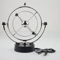 Silver Perpetual Motion Desktop Decor  Newton Pendulum Miniature Electric Newton's Cradle Gift for Home Office
