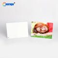 Courage 15*20cm White Sublimation Aluminum Plate Photo Frame Blanks with Metal Stand