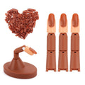 Wholesale Train Acrylic Middle Fingers for Nail Art Beginners False Hand Display Model Nail Training Practice Finger